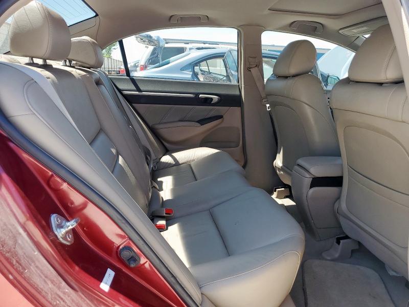 2HGFA16969H527361 - 2009 HONDA CIVIC EXL BURGUNDY photo 10