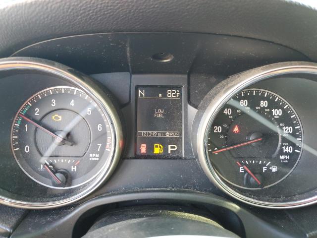 1C4RJFAGXCC254935 - 2012 JEEP GRAND CHEROKEE LAREDO BLACK photo 9