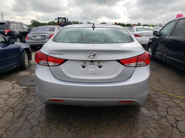 KMHDH4AE1DU723457 - 2013 HYUNDAI ELANTRA GLS SILVER photo 6