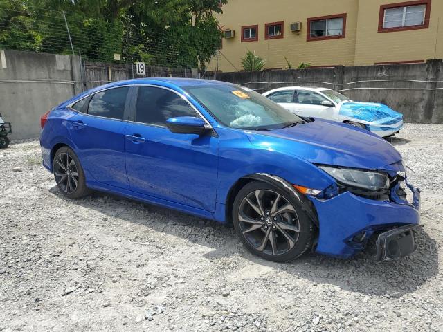 19XFC2F83KE014141 - 2019 HONDA CIVIC SPORT أزرق صورة 4