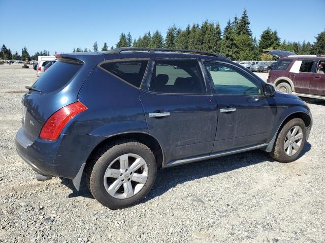 JN8AZ08T06W429299 - 2006 NISSAN MURANO SL BLUE photo 3