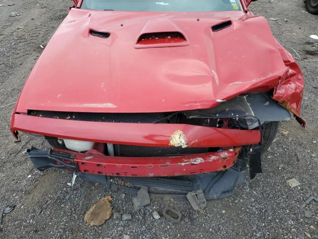 2C3CDYAG5CH294530 - 2012 DODGE CHALLENGER SXT RED photo 11