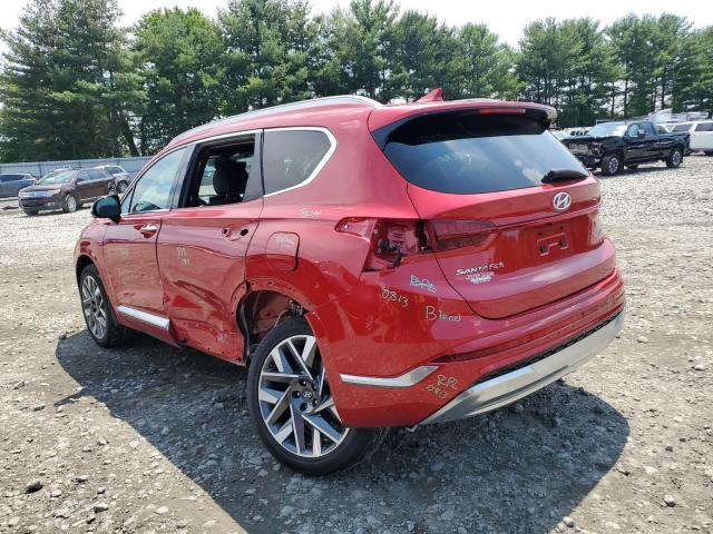 5NMS5DAL8NH396373 - 2022 HYUNDAI SANTA FE CALLIGRAPHY RED photo 2