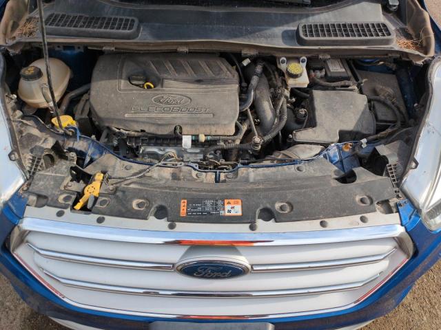 1FMCU9GD0JUC45756 - 2018 FORD ESCAPE SE Көк фото 11