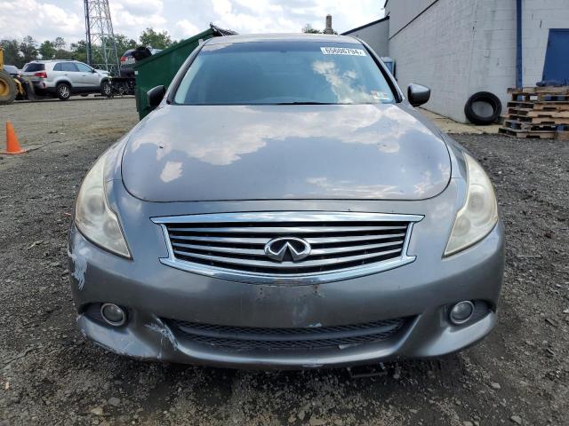 JN1CV6AR6DM755296 - 2013 INFINITI G37 GRAY photo 5