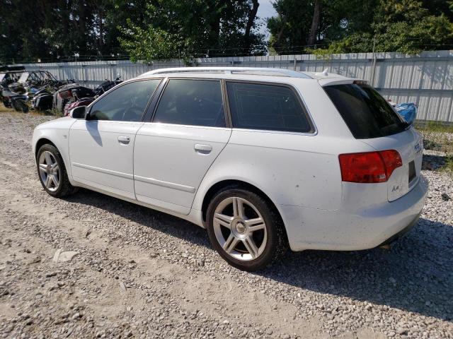 WAUKF78E07A071944 - 2007 AUDI A4 2.0T AVANT QUATTRO WHITE photo 2