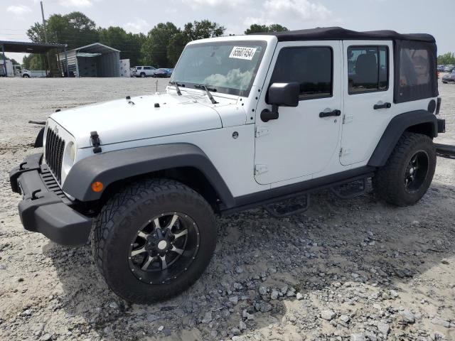 1C4BJWDG7GL224584 - 2016 JEEP WRANGLER U SPORT WHITE photo 1