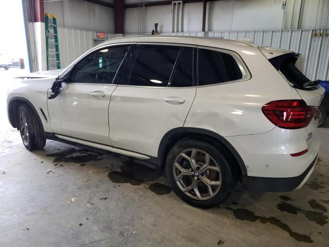 5UXTY5C03M9F87764 - 2021 BMW X3 XDRIVE30I WHITE photo 2