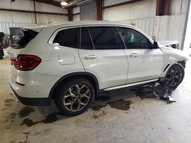 5UXTY5C03M9F87764 - 2021 BMW X3 XDRIVE30I WHITE photo 3