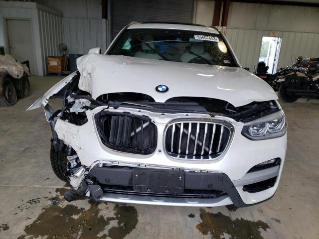 5UXTY5C03M9F87764 - 2021 BMW X3 XDRIVE30I WHITE photo 5