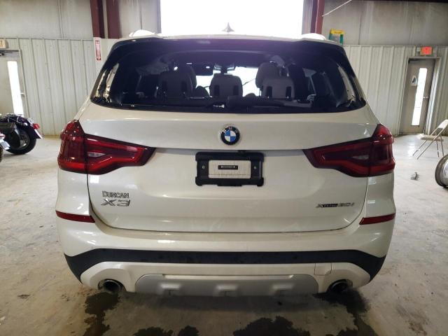 5UXTY5C03M9F87764 - 2021 BMW X3 XDRIVE30I WHITE photo 6