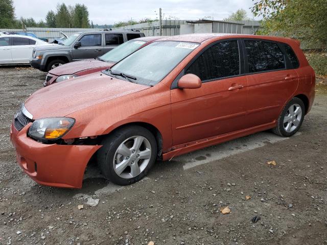 KNAFE161285011787 - 2008 KIA SPECTRA5 5 SX ORANGE photo 1