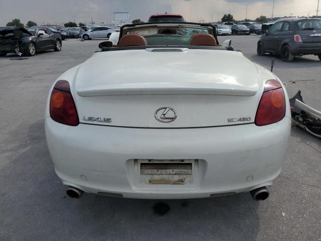 JTHFN48Y120018926 - 2002 LEXUS SC 430 WHITE photo 6