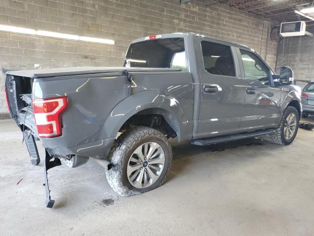 1FTEW1EP2JFD67643 - 2018 FORD F150 SUPERCREW GRAY photo 3