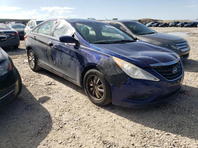 5NPEB4AC7CH314722 - 2012 HYUNDAI SONATA GLS BLUE photo 4