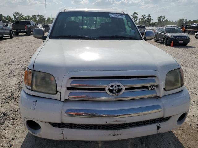 5TBRT341X3S339085 - 2003 TOYOTA TUNDRA ACCESS CAB SR5 WHITE photo 5