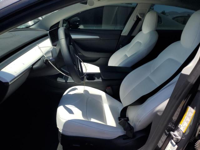 5YJ3E1EA0NF241619 - 2022 TESLA MODEL 3 GRAY photo 7