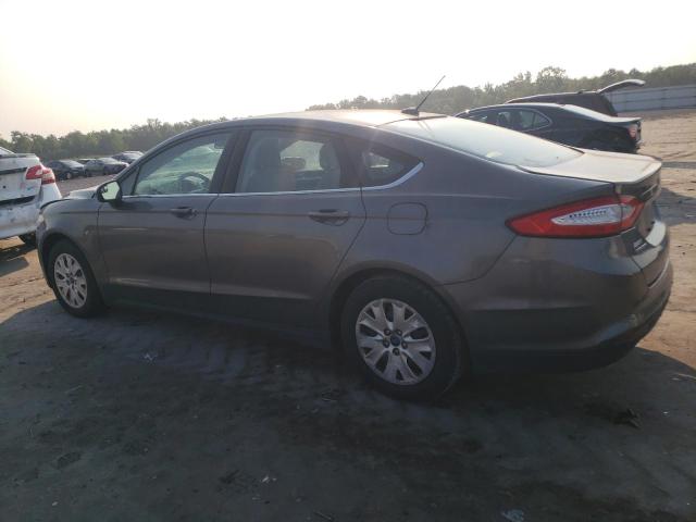 1FA6P0G75E5362771 - 2014 FORD FUSION S GRAY photo 2