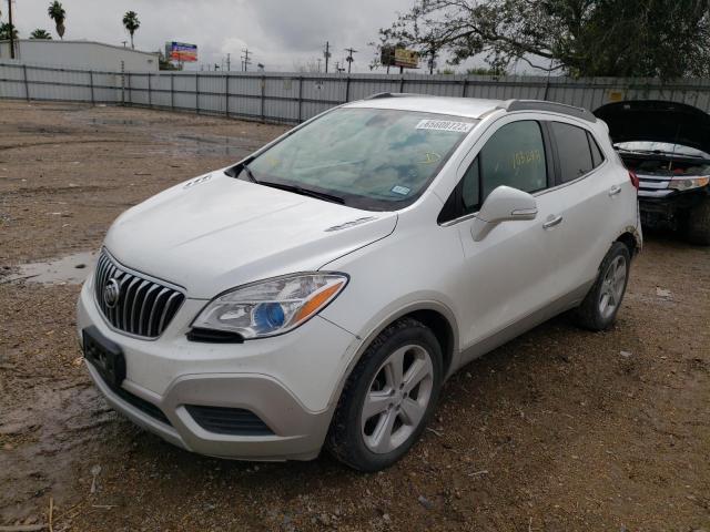 KL4CJASB1GB678764 - 2016 BUICK ENCORE WHITE photo 2