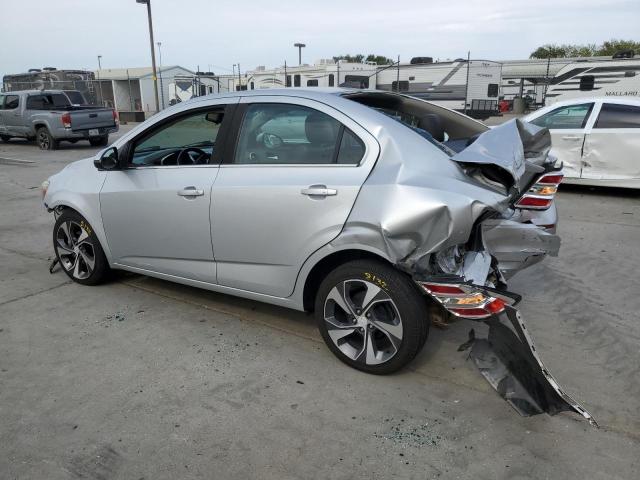 1G1JF5SB2H4122399 - 2017 CHEVROLET SONIC PREMIER SILVER photo 2