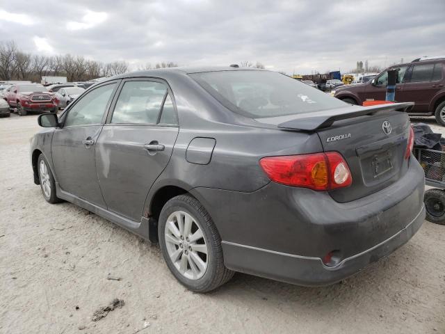 1NXBU4EEXAZ364005 - 2010 TOYOTA COROLLA BASE GRAY photo 3