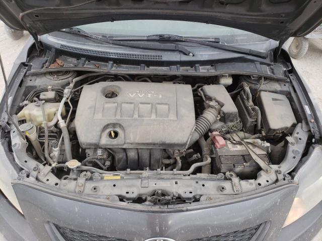 1NXBU4EEXAZ364005 - 2010 TOYOTA COROLLA BASE GRAY photo 7