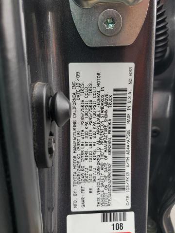 5TEJU4GN2AZ691552 - 2010 TOYOTA TACOMA DOUBLE CAB PRERUNNER GRAY photo 12
