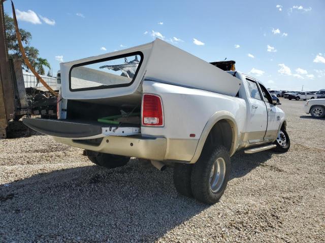 3C63DRKL8CG203769 - 2012 DODGE RAM 3500 LONGHORN WHITE photo 3