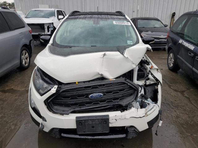 MAJ6S3JL7KC265892 - 2019 FORD ECOSPORT SES WHITE photo 5