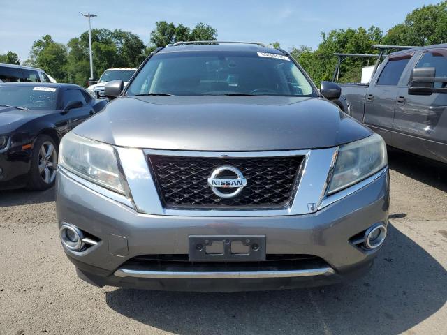 5N1AR2MM7FC666942 - 2015 NISSAN PATHFINDER S GRAY photo 5
