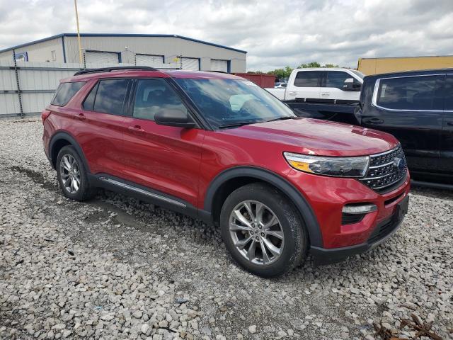 1FMSK8DH9LGC18737 - 2020 FORD EXPLORER XLT RED photo 4