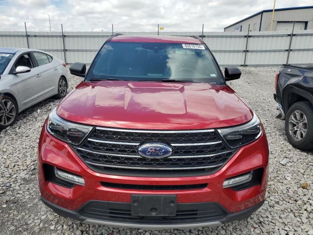 1FMSK8DH9LGC18737 - 2020 FORD EXPLORER XLT RED photo 5