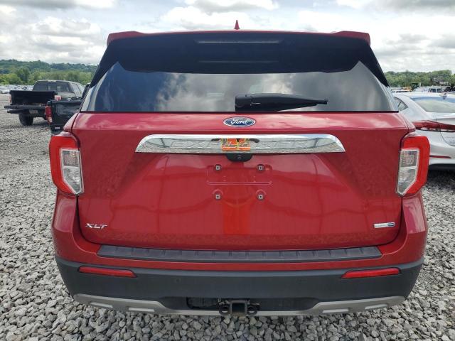 1FMSK8DH9LGC18737 - 2020 FORD EXPLORER XLT RED photo 6