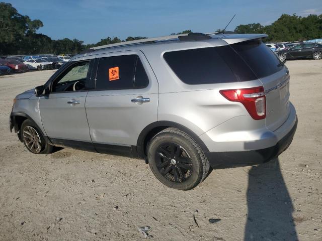1FM5K7D88EGA89075 - 2014 FORD EXPLORER XLT SILVER photo 2