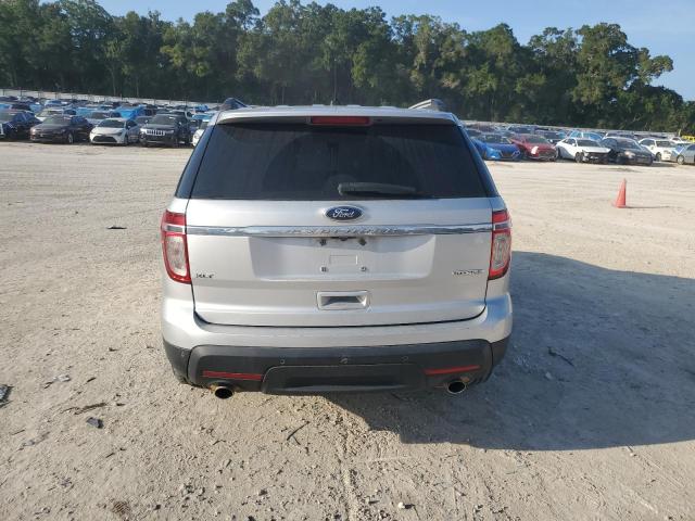 1FM5K7D88EGA89075 - 2014 FORD EXPLORER XLT SILVER photo 6
