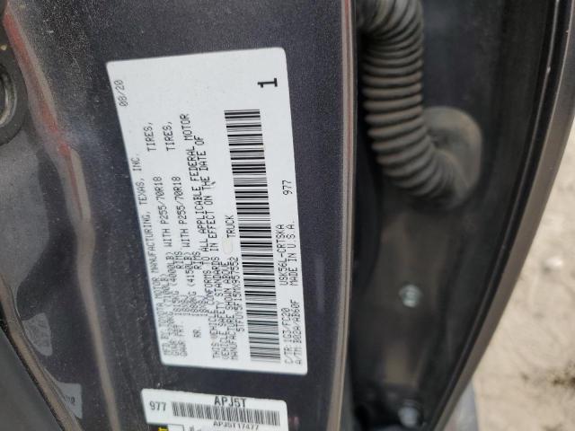 5TFUY5F15MX957552 - 2021 TOYOTA TUNDRA DOUBLE CAB SR/SR5 GRAY photo 12