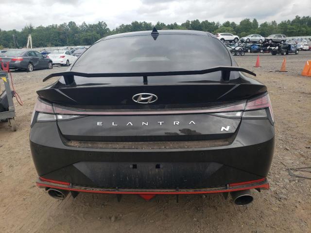 KMHLW4AK4NU002235 - 2022 HYUNDAI ELANTRA N BLACK photo 6