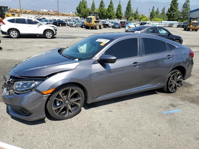 2HGFC2F85LH567574 - 2020 HONDA CIVIC SPORT 灰色 照片 1