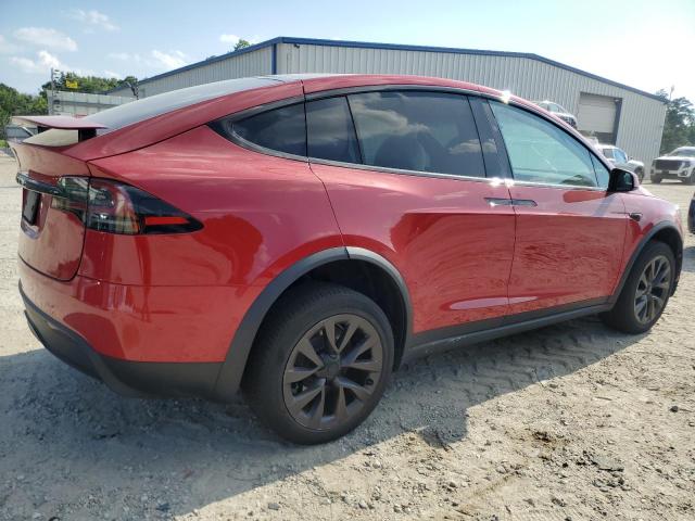 7SAXCBE56PF376920 - 2023 TESLA MODEL X Қызыл фото 3