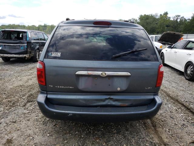 2C8GP54L21R413362 - 2001 CHRYSLER TOWN & COU LXI BLUE photo 6