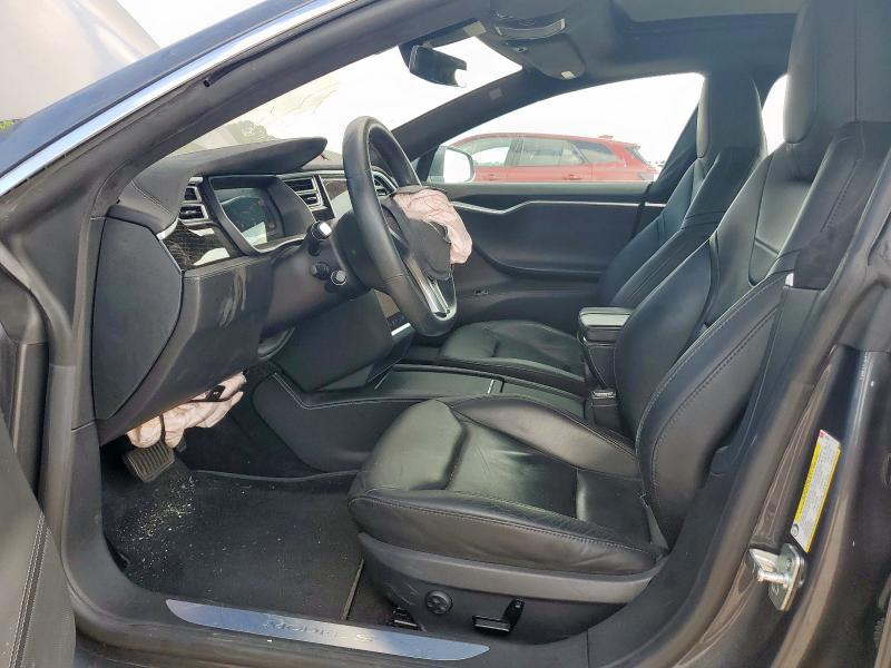 5YJSA1E12GF158266 - 2016 TESLA MODEL S Մոխրագույն լուսանկար 7