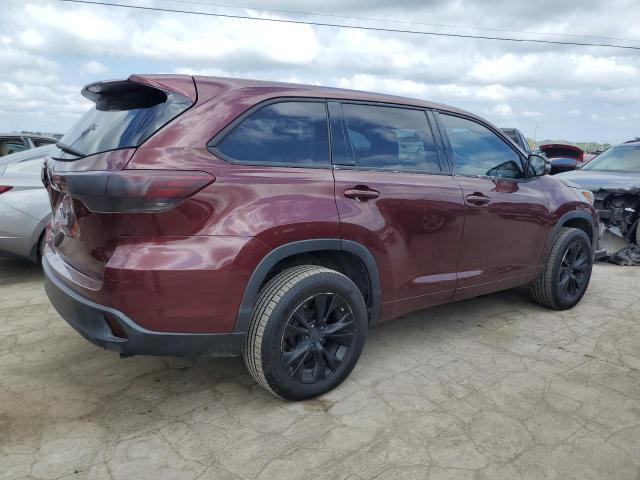 5TDZARFH2HS032169 - 2017 TOYOTA HIGHLANDER LE BURGUNDY photo 3