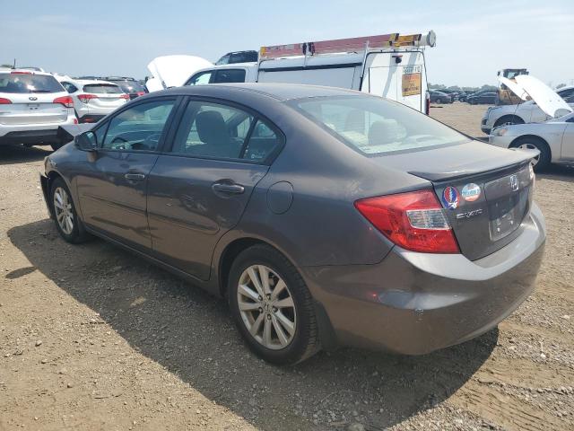 19XFB2F8XCE037260 - 2012 HONDA CIVIC EX GRAY photo 2
