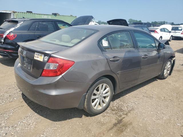 19XFB2F8XCE037260 - 2012 HONDA CIVIC EX GRAY photo 3