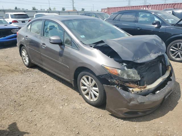19XFB2F8XCE037260 - 2012 HONDA CIVIC EX GRAY photo 4