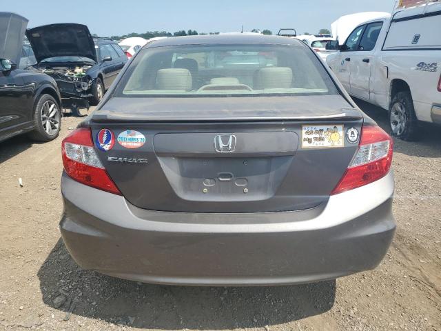 19XFB2F8XCE037260 - 2012 HONDA CIVIC EX GRAY photo 6
