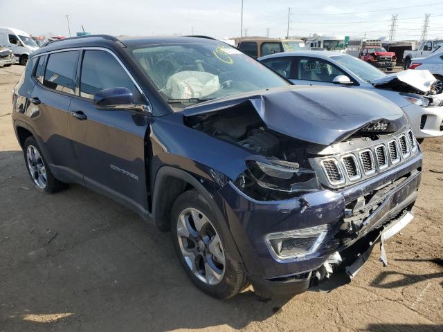 3C4NJDCB8MT568738 - 2021 JEEP COMPASS LIMITED BLUE photo 1