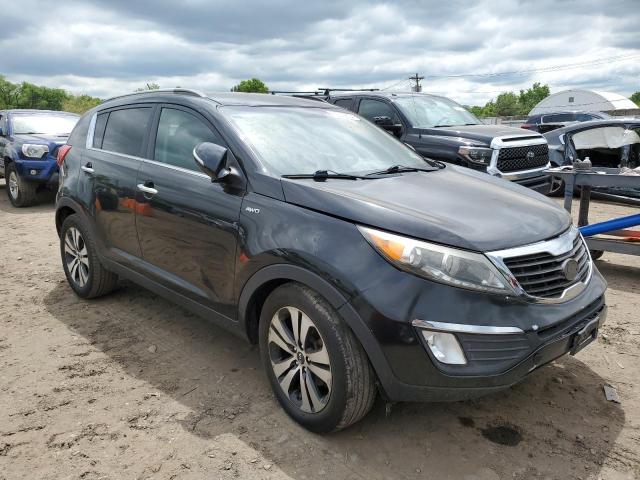 KNDPCCA29B7081825 - 2011 KIA SPORTAGE EX BLACK photo 4