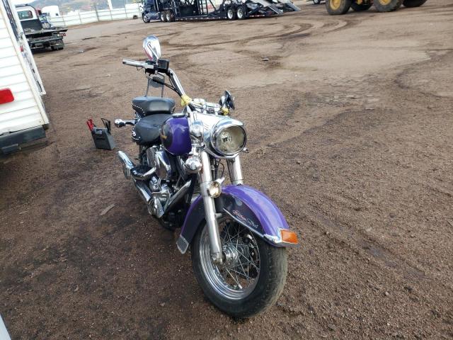 1HD1BWB102Y051461 - 2002 HARLEY-DAVIDSON FLSTCI PURPLE photo 1