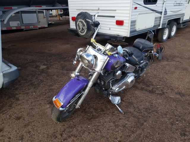 1HD1BWB102Y051461 - 2002 HARLEY-DAVIDSON FLSTCI PURPLE photo 2